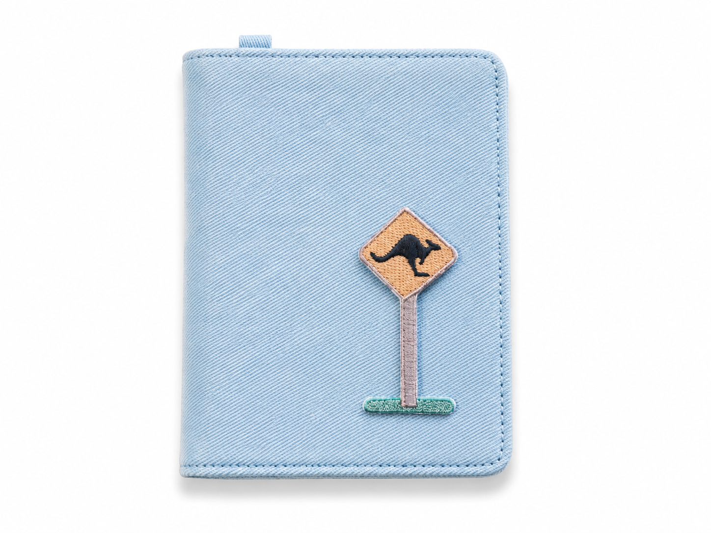 Australia Special Kangaroo Road Sign Embroidered Iron-on Patch