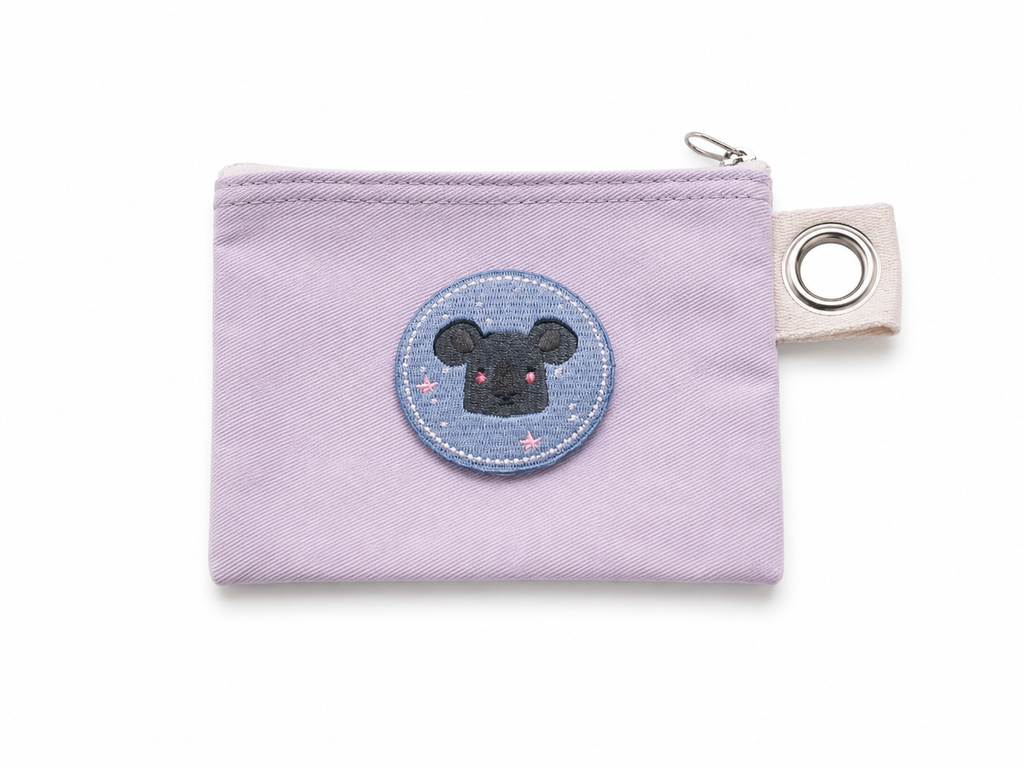 Australia Special Cute Mouse Face Round Embroidered Iron-on Patch