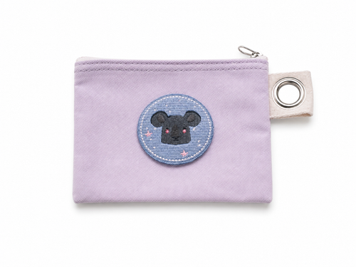 Australia Special Cute Mouse Face Round Embroidered Iron-on Patch