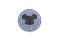 Australia Special Cute Mouse Face Round Embroidered Iron-on Patch