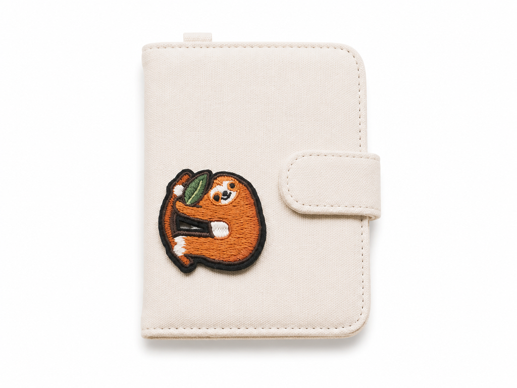 Cute Orange Sloth Embroidered Iron-on Patch
