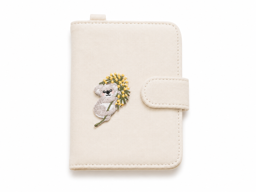 Australia Special Koala with Golden Wattle Embroidered Iron-on Patch