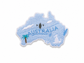 Australia Special Australia Map Embroidered Iron-on Patch