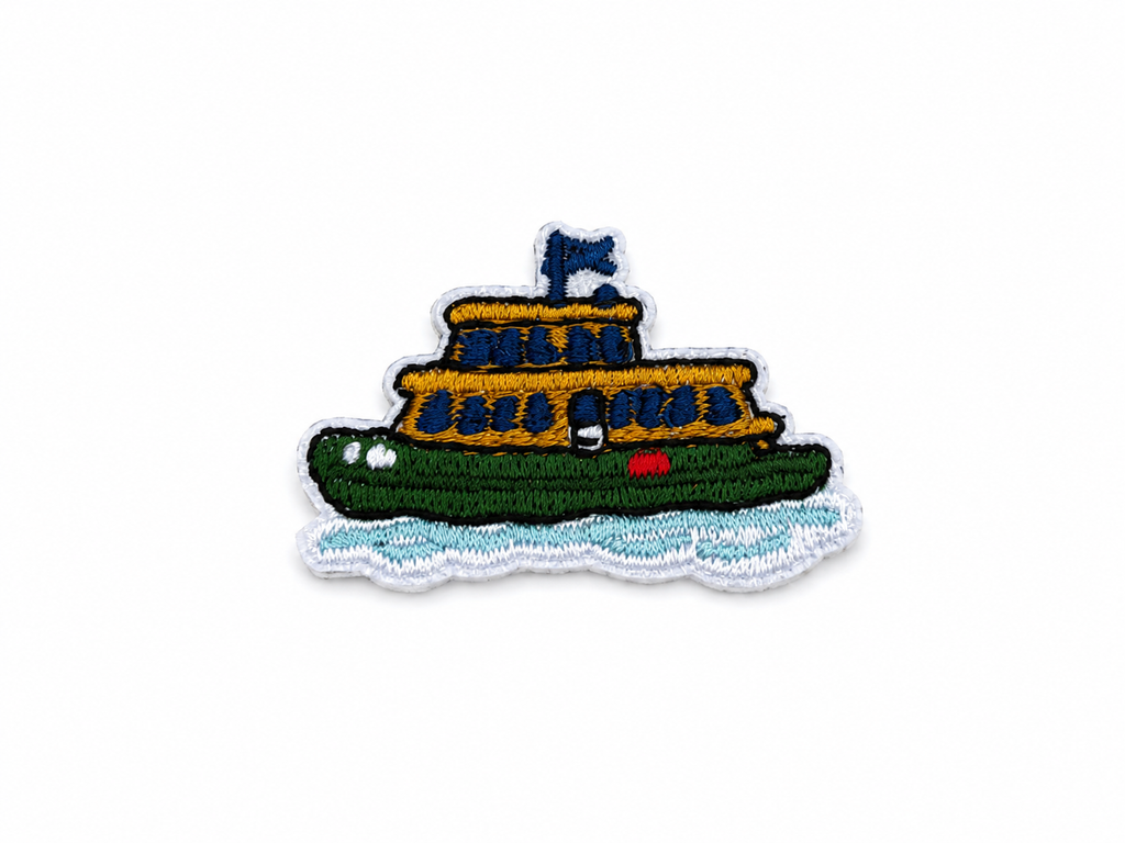 Sydney Ferry Embroidered Iron-on Patch